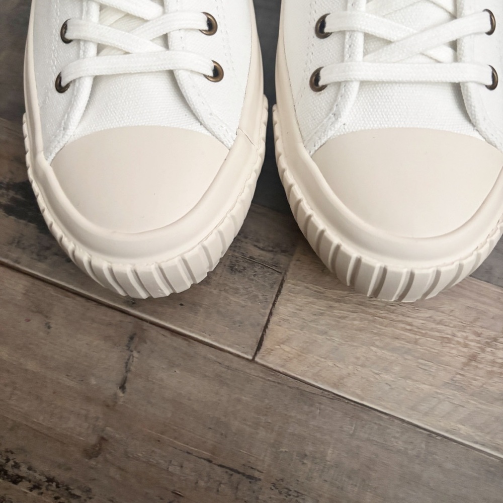 J.Crew White High-Top Women's Sneakers - Picture 3 of 6